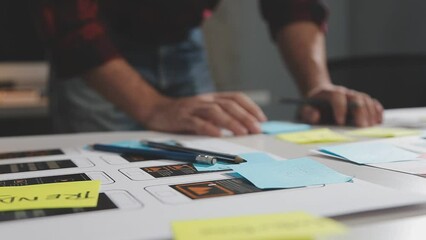 ux graphic designer planning application process development prototype wireframe for web smart phone