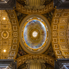 Dome of church in Rome.