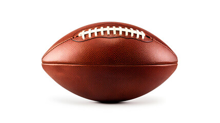 Wall Mural - Realistic American football ball. isolated on white background
