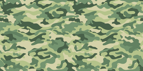 Trendy camouflage military pattern. Vector camouflage pattern for trendy clothing design.