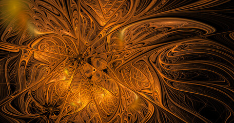 Poster - Computer generated image for elegant background or high tech design