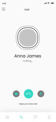 Messaging Platform, Message Program, Chat Design, Calling Mobile and Calls App UI Kit Template