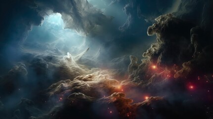 Wall Mural - abstract space background. galaxies, nebula and stars in space.