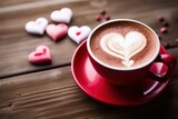 Fototapeta  - Valentine's Day Coffee.