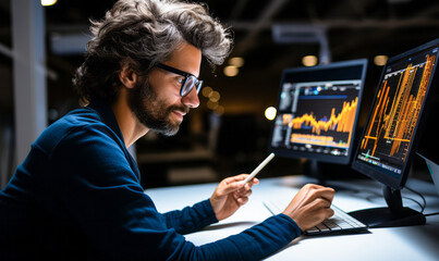 Poster - Proficient Computer Systems Analyst Analyzing Workflow for Business Optimization