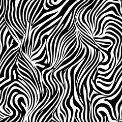 Wall Mural - Illustration zebra texture, zebra skin, animal pattern.