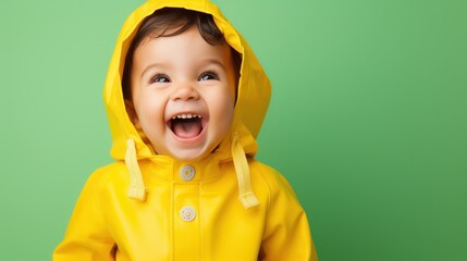 Wall Mural - Baby laughing