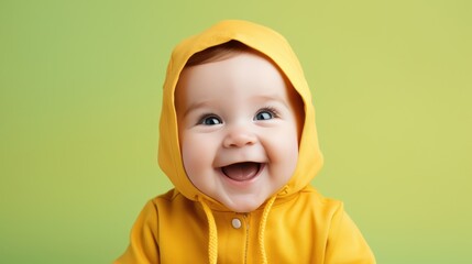 Wall Mural - Baby laughing