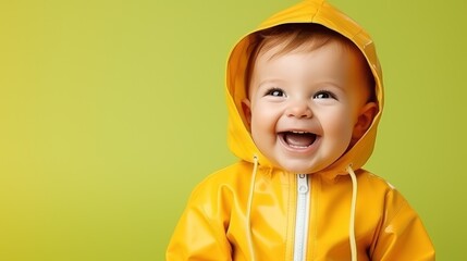 Wall Mural - Baby laughing