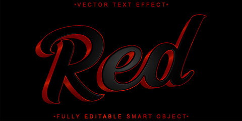 Poster - Vector Fully Editable Smart Object Text Effect