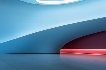 Poster - Futuristic architecture background