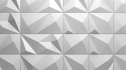 Abstract white triangle background