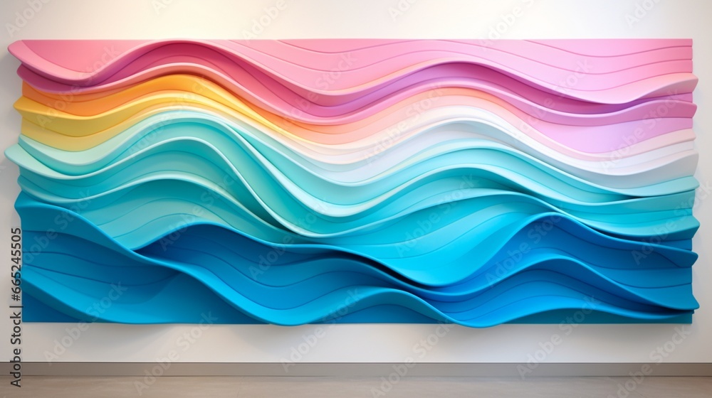 Design a dynamic 3D wall decor that challenges the boundaries of ...