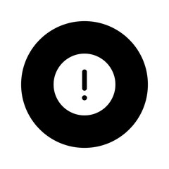 Sticker - error circular glyph icon