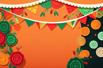 Mexican Independence. Cinco de mayo Concept. Cinco de mayo Food. Cinco de mayo Animal. Cinco de mayo Background. Cinco de mayo Theme. Generative Ai