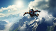 © Roman P. - Man in Suit Skydiving