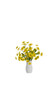 Vase with bunch of daisies with yellow flowers for interior design 3D render for interior decoration. vaso con mazzo di margherite dai fiori gialli  per interior design render 3D per decorazione.