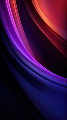 Poster - Abstract background with dark purple soft waves