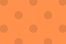 Orange Polka Dot Background 