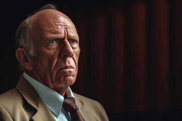 Poster - Man in Suit and Tie Looking to the Side