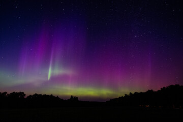 northern lights & summer, winter nights - upper peninsula of michigan