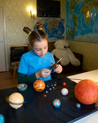 Wall Mural - crafting a miniature universe