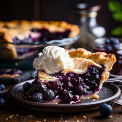 Wall Mural - cake with berries