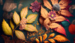 Herbsttextur, boho, floral, lifestyle, gestalten, entwerfen, Textur