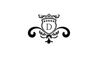 Luxury Retro logo D