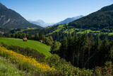 Fototapeta Desenie - Beautiful Landscape in the Pitz Valley in Tirol in Austria