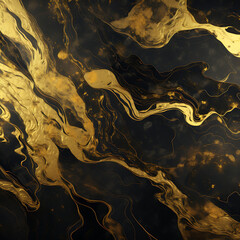 Poster - Modern golden abstract background. Gold marbled texture background.