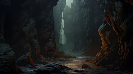 Beautiful abyss illustration