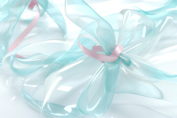 Wall Mural - a pastel-colored background with gentle and soft lines, creating a sense of tranquility and calmness