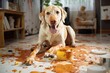 Home Alone: Dog's Mischievous Rampage in Absence of Owners. Generative ai