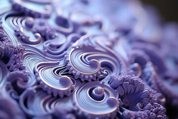 Wall Mural - a close-up of a magnificent brain coral, with its intricate patterns and textured surface, symbolizi