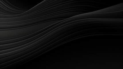 black abstract background design. modern wavy line pattern (guilloche curves) in monochrome colors. 