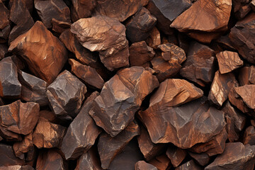 Wall Mural - Rusted copper ore, material substance texture