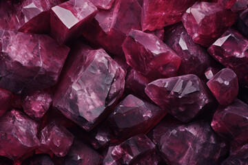 Wall Mural - Ruby ore, material texture closeup