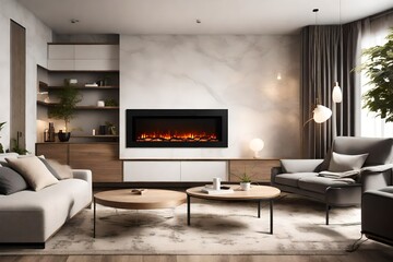 Wall Mural - living room interior