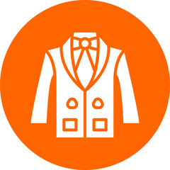 Poster - vector design suit icon style