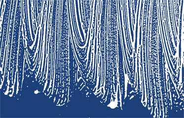 Sticker - Grunge texture. Distress indigo rough trace. Extra