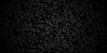 Abstract Black And White Black Chain Rough Backdrop Background. Abstract Geometric Pattern Gray And Black Polygon Mosaic Triangle Background, Business And Corporate Background.	
