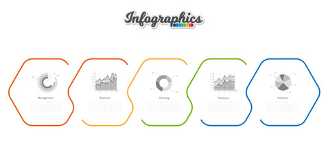 Wall Mural - Infographic timeline template can be used for chart, diagram, web design, presentation, advertising, history