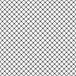 © Alessio - Metallic black mesh on a white background. Diagonal crossed lines. Geometric texture. Seamless repeating pattern. Vector illustration.