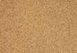 Beige wall surface with a yellowish tint. Abstract, coarse-grained, two-component plaster and its background. Light brown surface and backdrop that composed of granules. Mosaic textured coating