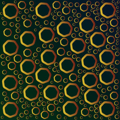 Poster - seamless background with circles