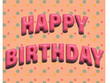 © JosianeA - Happy birthday colorful 3d text style effect