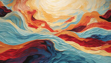 An Abstract Backdrop Illustrating The Ripple Effect And Its Metaphorical Connection To The Passage Of Time.