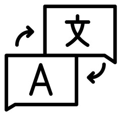 Sticker - Translator Icon