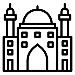 Wall Mural - mosque icon